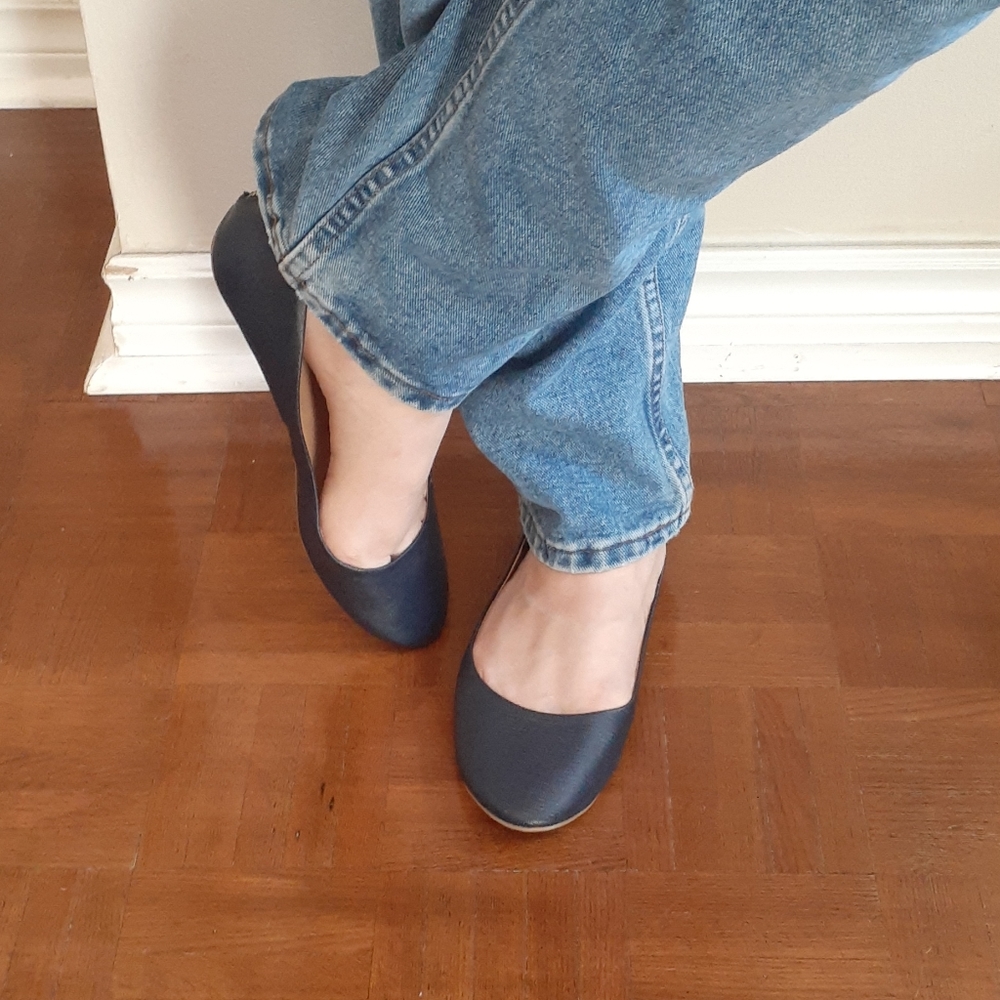 Call it Spring Navy Ballet Flats